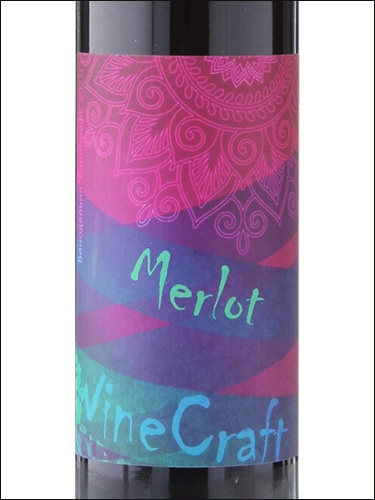 фото Winecraft Merlot Вайнкрафт Мерло Россия вино красное