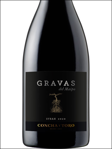 фото Concha y Toro Gravas del Maipo Syrah Конча и Торо Гравас дель Майпо Сира Чили вино красное
