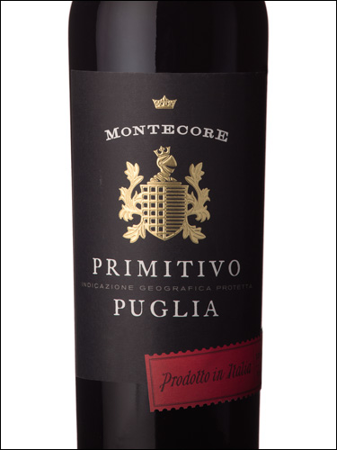 фото Montecore Primitivo Puglia IGP Монтекоре Примитиво Апулия Италия вино красное