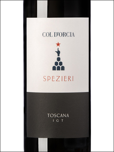 фото Col d’Orcia Spezieri Toscana Rosso IGT Кол д'Орча Спецьери Тоскана Россо Италия вино красное