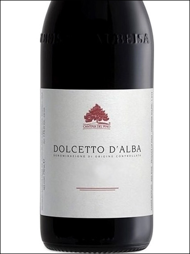 фото Cantina del Pino Dolcetto d'Alba DOC Кантина дель Пино Дольчетто д'Альба Италия вино красное