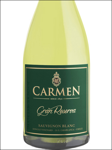 фото Carmen Gran Reserva Sauvignon Blanc Кармен Гран Резерва Совиньон Блан Чили вино белое