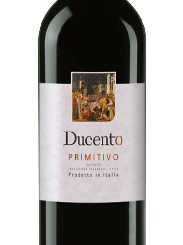 фото Ducento Primitivo Salento IGT Дученто Примитиво Саленто Италия вино красное