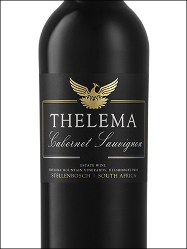 фото Thelema Cabernet Sauvignon Stellenbosch WO Телема Каберне Совиньон Стелленбош ЮАР вино красное