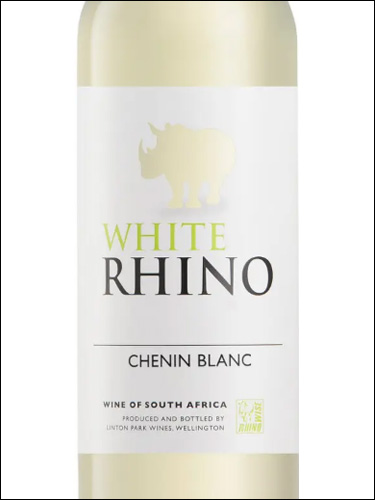 фото White Rhino Chenin Blanc Уайт Рино Шенен Блан ЮАР вино белое