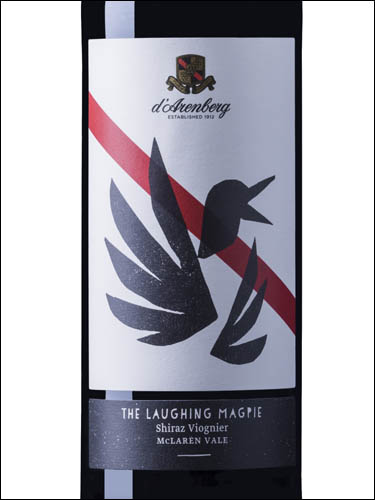 фото d'Arenberg The Laughing Magpie Shiraz Viognier McLaren Vale д’Аренберг Лафин (Лафинг) Мэгпай Шираз Вионье Макларен Австралия вино красное