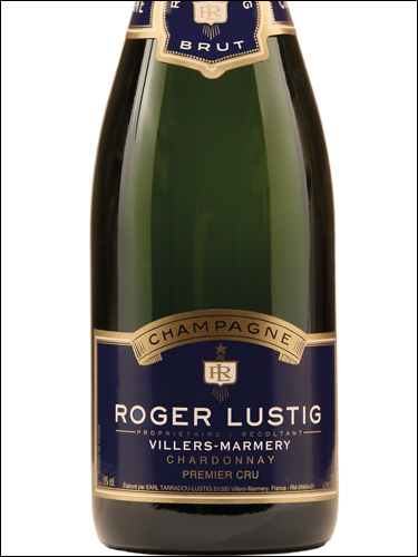 фото Champagne Roger Lustig Chardonnay Villers-Marmery Premier Cru Brut Шампань Роже Люстиг Шардоне Вилер-Мармери Премье Крю Брют Франция вино белое