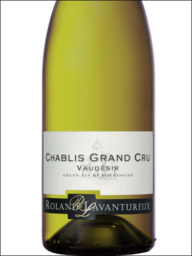фото Roland Lavantureux Chablis Grand Cru Vaudesir AOC Ролан Лавантюро Шабли Гран Крю Водезир Франция вино белое