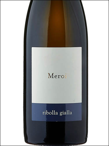 фото Meroi Ribolla Gialla Colli Orientali del Friuli DOC Мерой Риболла Джалла Колли Ориентали дель Фриули Италия вино белое