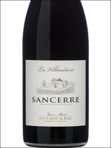 фото Jean-Marie Reverdy & Fils La Villaudiere Sancerre Rouge AOC Жан-Мари Реверди & Фис Ла Виллодьер Сансер Руж Франция вино красное