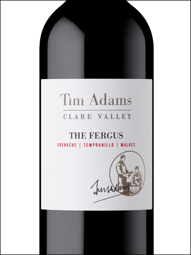 фото Tim Adams The Fergus Red Blend Clare Valley Тим Адамс Фергус Ред Бленд Долина Клер Австралия вино красное