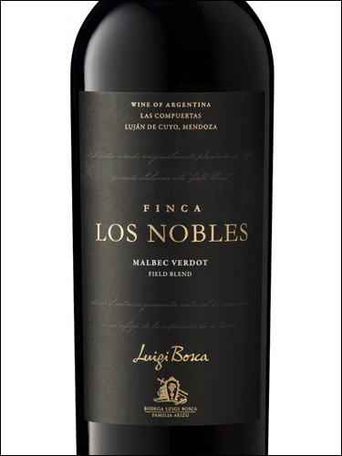 фото Luigi Bosca Finca Los Nobles Malbec Verdot Луиджи Боска Финка Лос Ноблес Мальбек Вердо Аргентина вино красное