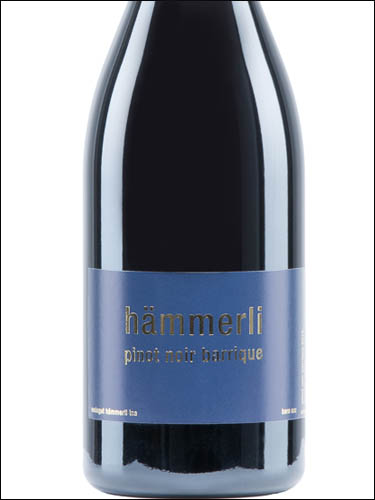 фото Hammerli Pinot Noir Barrique Bern AOC Хеммерли Пино Нуар Баррик Берн Швейцария вино красное
