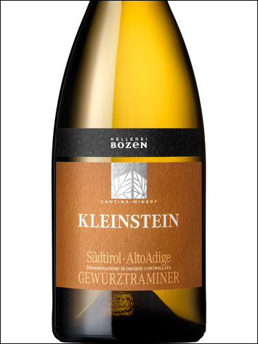 фото Kellerei Bozen Kleinstein Gewurztraminer Sudtirol Alto Adige DOC Келлерай Боцен Кляйнштайн Гевюрцтраминер ЗюдТироль Альто Адидже Италия вино белое