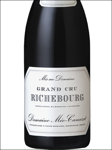 фото Domaine Meo-Camuzet Richebourg Grand Cru AOC Домен Мео-Камюзе Ришбур Гран Крю Франция вино красное
