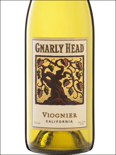фото Gnarly Head Viognier California Ноули Хэд Вионье Калифорния США вино белое
