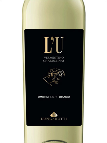 фото Lungarotti L'U Vermentino-Chardonnay Umbria Bianco IGT Лунгаротти Ль У Верментино-Шардоне Умбрия Бьянко Италия вино белое