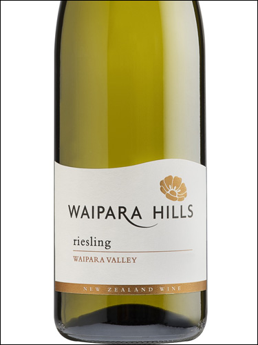 фото Waipara Hills Riesling Waipara Valley Вайпара Хиллс  Рислинг Долина Вайпара Новая Зеландия вино белое