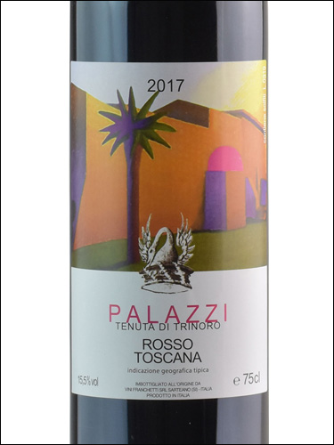 фото Tenuta di Trinoro Palazzi Rosso Toscana IGT Тенута ди Триноро Палацци Россо Тоскана Италия вино красное