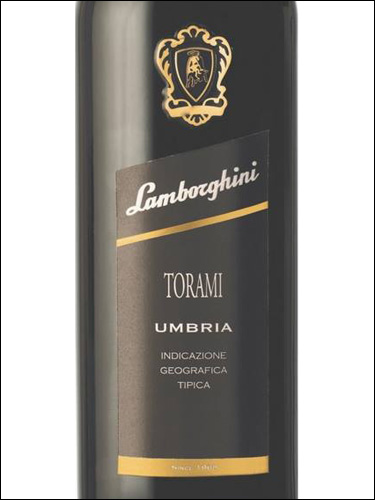 фото Lamborghini Torami Umbria Rosso IGT Ламборгини Торами Умбрия Россо Италия вино красное