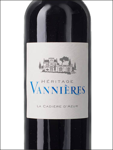 фото Heritage Vannieres Rouge Эритаж Ваньер Руж Франция вино красное
