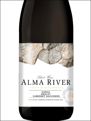 фото Alma River Shiraz Merlot Cabernet Sauvignon Альма Ривер Шираз Мерло Каберне Совиньон Россия вино красное