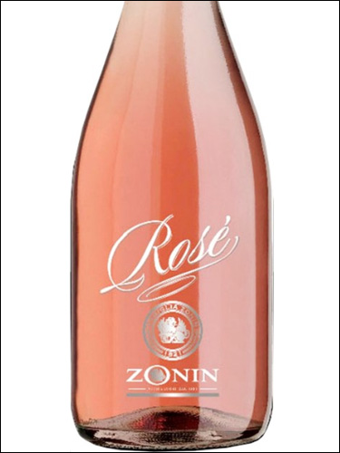 фото Zonin Brut Rose Veneto IGT Дзонин Брют Розе Венето Италия вино розовое