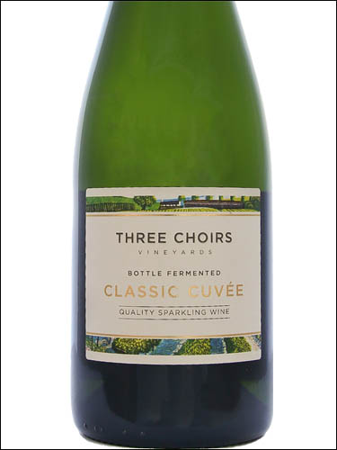 фото Three Choirs Classic Cuvee Brut Три Квайаз Классик Кюве Брют Великобритания вино белое