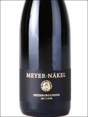 фото Meyer-Nakel Fruhburgunder Trocken Мейер-Некель Фрюбургундер трокен Германия вино красное