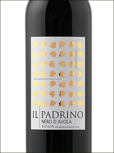 фото Il Padrino Nero d'Avola Terre Siciliane IGT Иль Падрино Неро д"Авола Террес Сичилиане ИГТ Италия вино красное