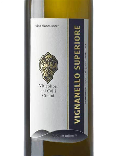 фото Viticoltori dei Colli Cimini Vignanello Superiore Bianco DOC Витиколтори деи Колли Чимини Виньянелло Супериоре Бьянко Италия вино белое