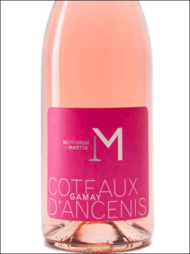 фото Domaine Merceron-Martin Coteaux d'Ancenis Gamay AOC Домен Мерсерон-Мартен ле Кар Кото д’Ансени Гаме Франция вино розовое