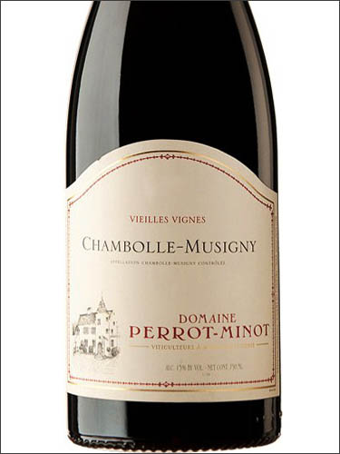 фото Domaine Perrot-Minot Chambolle-Musigny Vieilles Vignes AOC Домен Перро-Мино Шамболь-Мюзиньи Вьей Винь Франция вино красное