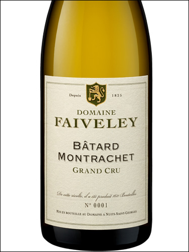 фото Domaine Faiveley Batard-Montrachet Grand Cru AOC Домен Февле Батар-Монраше Гран Крю Франция вино белое