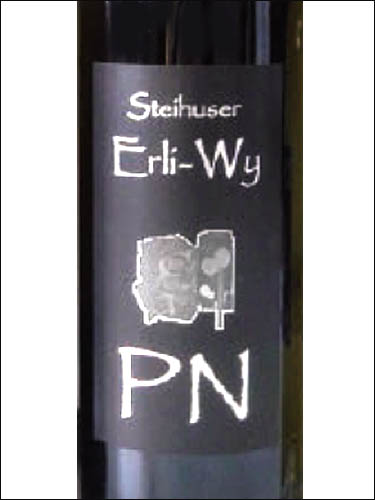 фото Steinhuser Erli-Wy Pinot Noir Zug AOC Штайнхузер Эрли-Ви Пино Нуар Цуг Швейцария вино красное