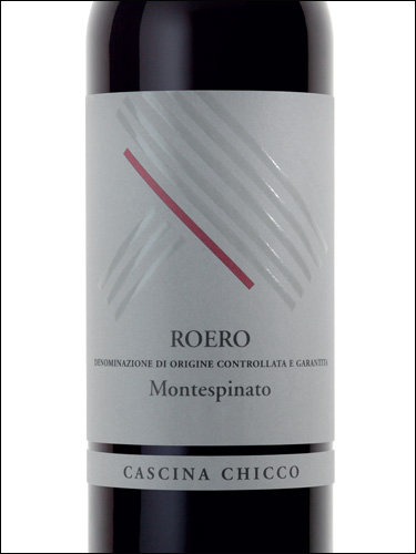 фото Cascina Chicco Roero Montespinato DOCG Кашина Кикко Роэро Монтеспинато Италия вино красное