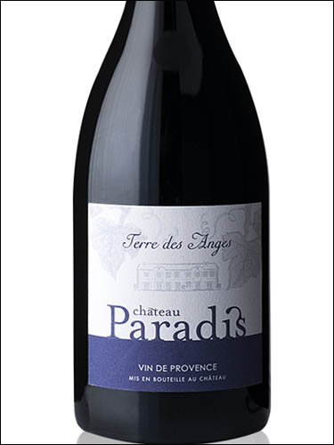 фото Сhateau Paradis Terre des Anges Rouge Шато Паради Тэр Дэз Анж Руж Франция вино красное
