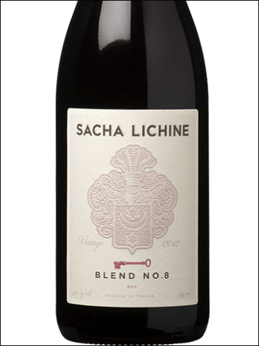 фото Sacha Lichine Blend №8 Vin de France Саша Лишин Бленд №8 красное сухое Франция вино красное