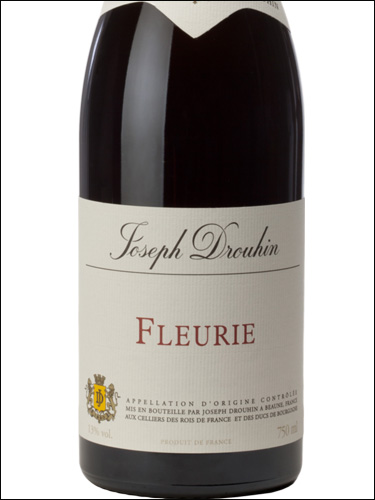 фото Joseph Drouhin Fleurie AOC Жозеф Друэн Флери Франция вино красное