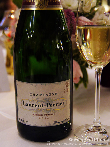 фото Champagne Laurent-Perrier Brut Шампанское Лоран-Перье Брют Франция вино белое