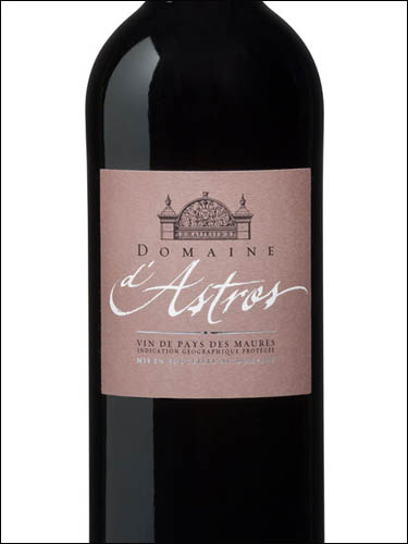 фото Domaine d'Astros Rouge Maures IGP Домен д'Астро Руж Мор Франция вино красное