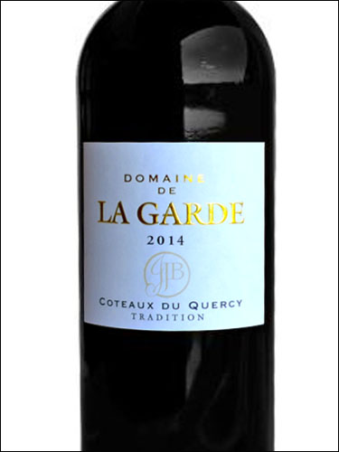 фото Domaine de la Garde Tradition Rouge Coteaux du Quercy AOC Домен де ла Гард Традисьон Руж Кото дю Керси Франция вино красное