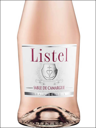 фото Listel Grain de Gris Sable de Camargue IGP Листель Грэн де Гри Сабль де Камарг Франция вино розовое