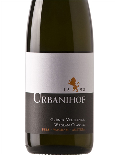 фото Urbanihof Gruner Veltliner Wagram Classic Урбанихоф Грюнер Вельтлинер Ваграм Классик Австрия вино белое