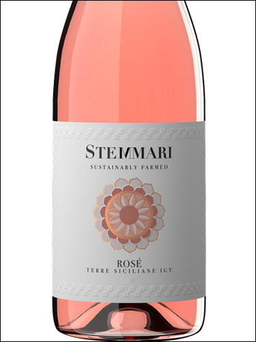фото Stemmari Rose Terre Sicilliane IGT Стеммари Розе Терре Сичилиане Италия вино розовое