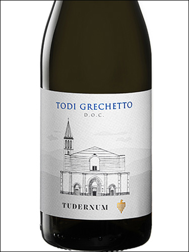 фото Cantina Tudernum Todi Grechetto DOC Кантина Тудернум Тоди Грекетто Италия вино белое