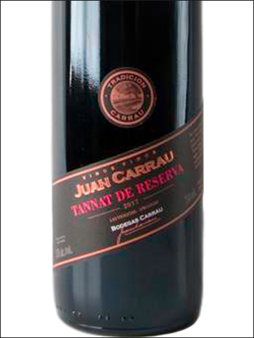 фото Juan Carrau Tannat de Reserva Бодегас Каррау Таннат де Ресерва Уругвай вино красное