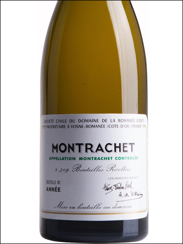 фото Domaine de la Romanee-Conti Montrachet Grand Cru AOC Домен де ля Романе-Конти Монраше Гран Крю Франция вино белое