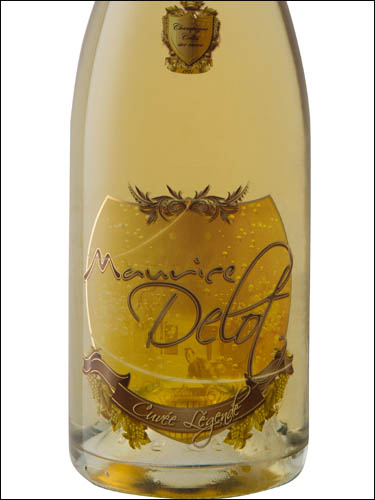 фото Champagne Delot Cuvee Legende Brut Шампань Дело Кюве Лежанд Брют Франция вино белое