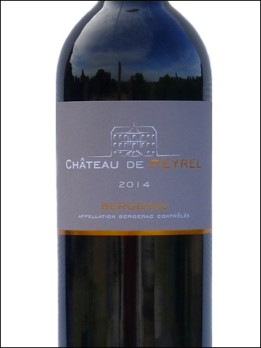фото Chateau de Peyrel Rouge Bergerac AOC Шато де Перель Руж Бержерак Франция вино красное